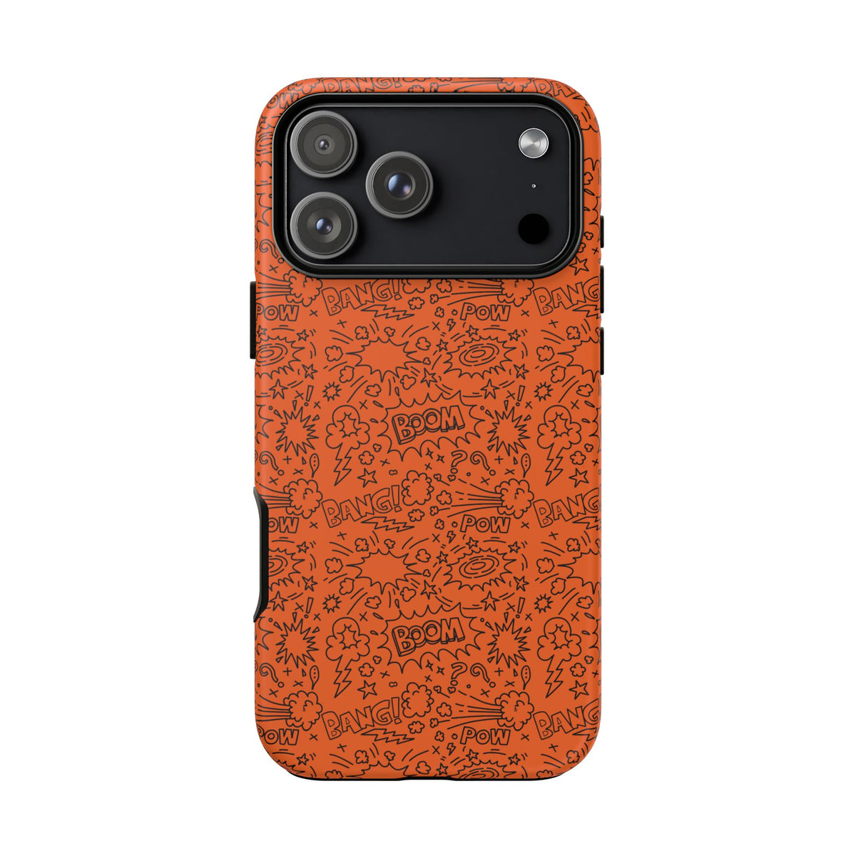 Wow Orange Tough Case for iPhone, Galaxy, or Google Pixel