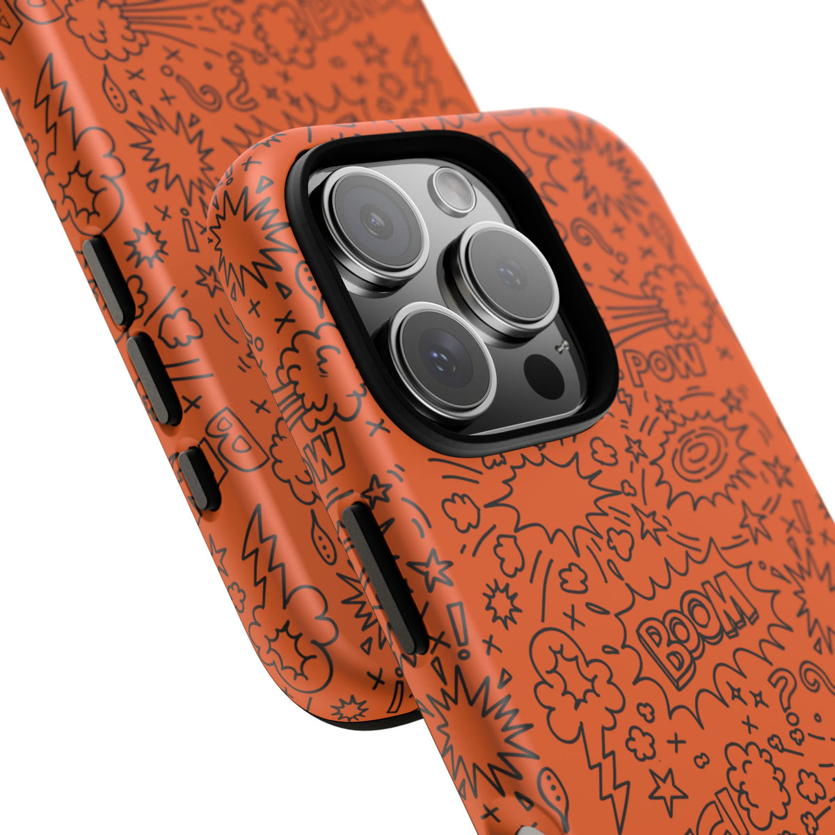Wow Orange Tough Case for iPhone, Galaxy, or Google Pixel
