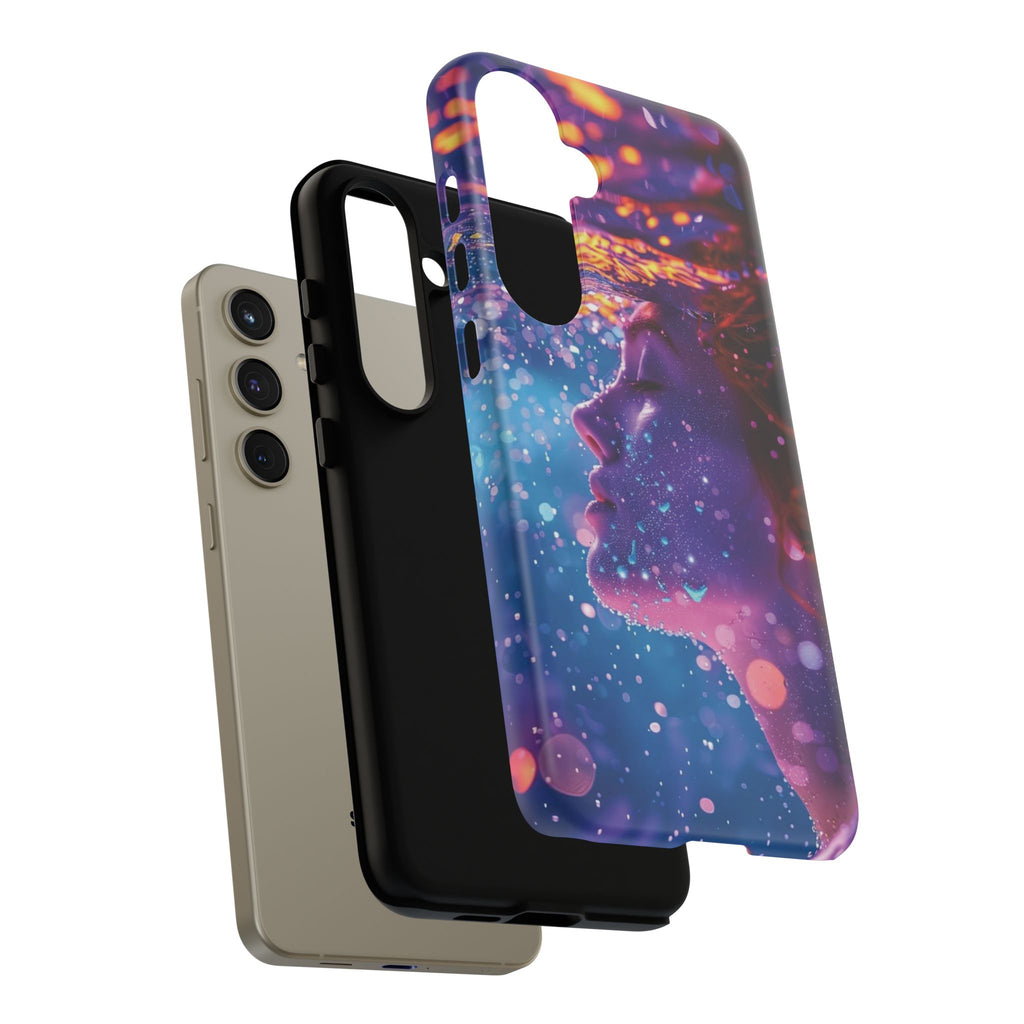 Meditating Underwater Tough Phone Case for iPhone, Galaxy, or Google Pixel