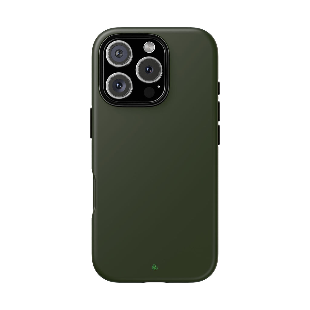 Olive Green Tough Phone Case for iPhone, Galaxy and Google Pixel