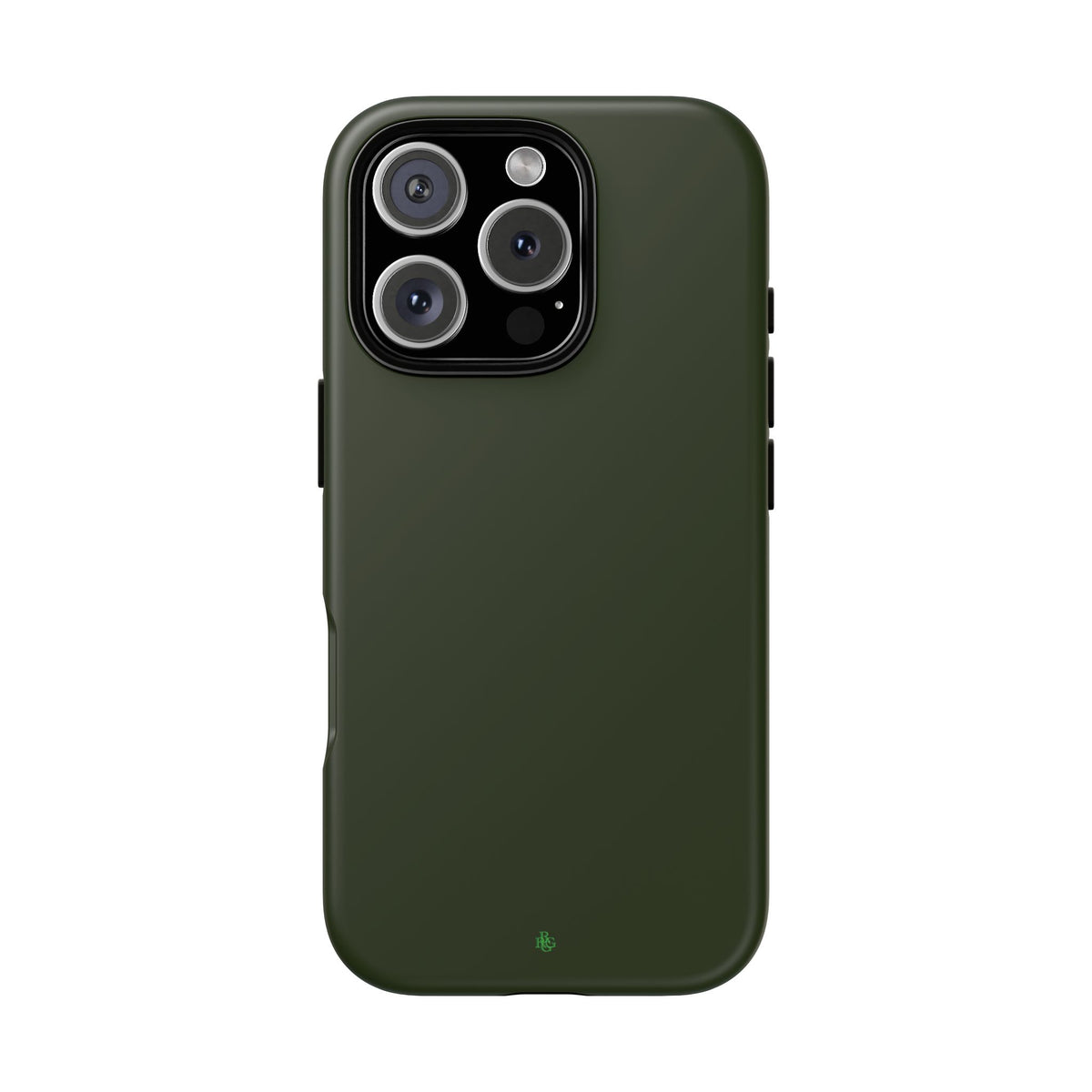Olive Green Tough Phone Case for iPhone, Galaxy and Google Pixel