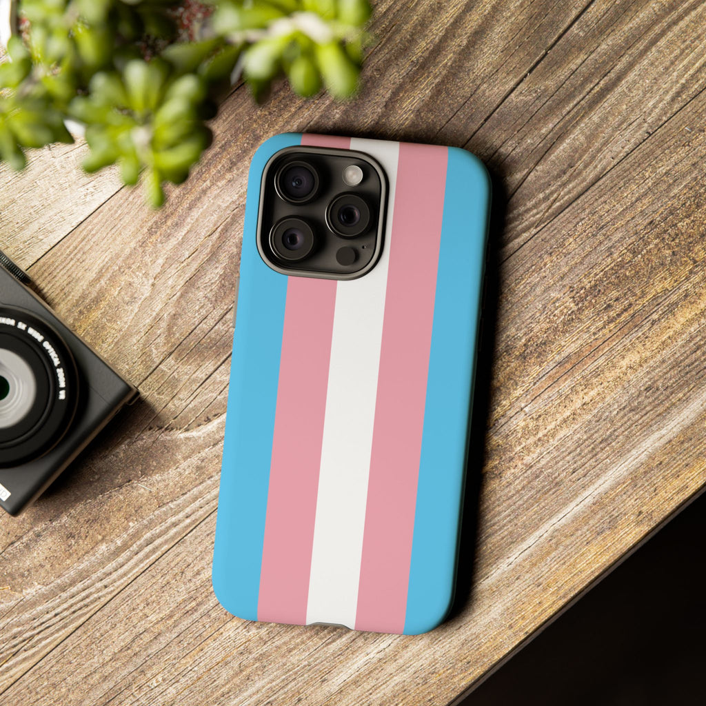 Trans Colors Tough Phone Case for iPhone, Galaxy, or Google Pixel