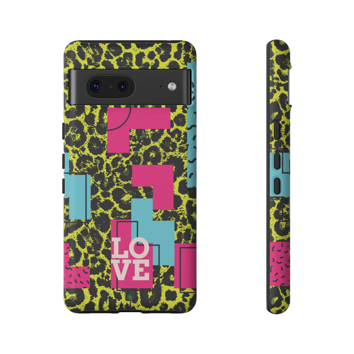 LOVE Neon Yellow RG Phone Case iPhone, Galaxy and Google Tough Cases