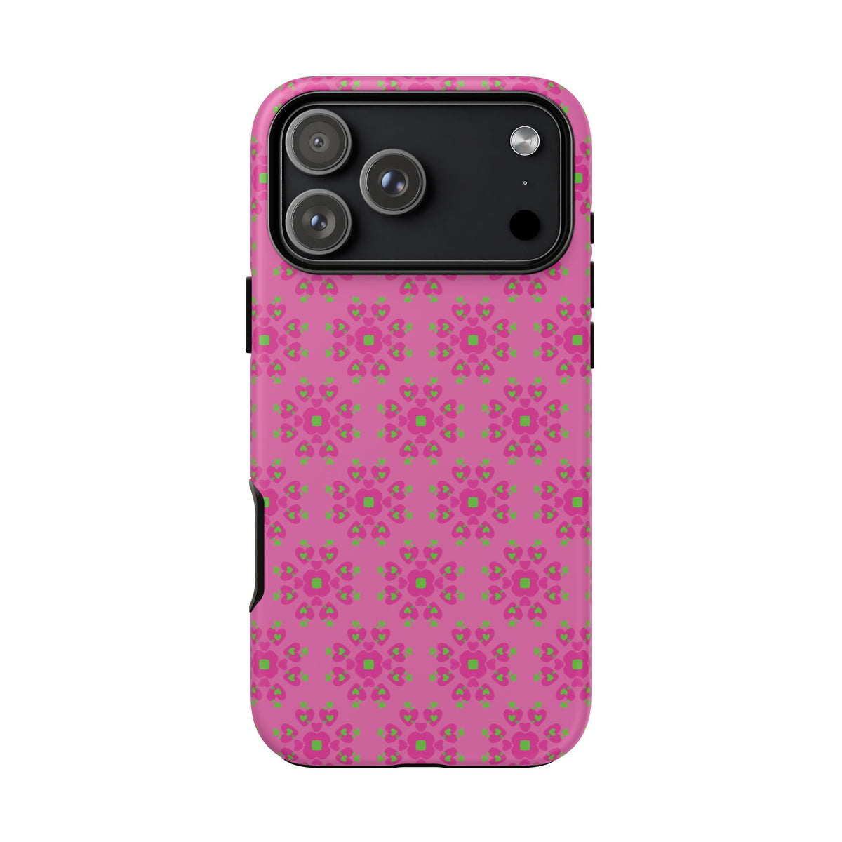 Floresta Heart Pink Tough Phone Case iPhone, Galaxy, or Google Pixel