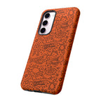 Wow Orange Tough Case for iPhone, Galaxy, or Google Pixel