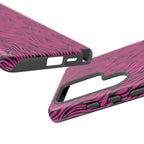 Pink Zebra Tough Phone Case for iPhone, Galaxy, or Google Pixel