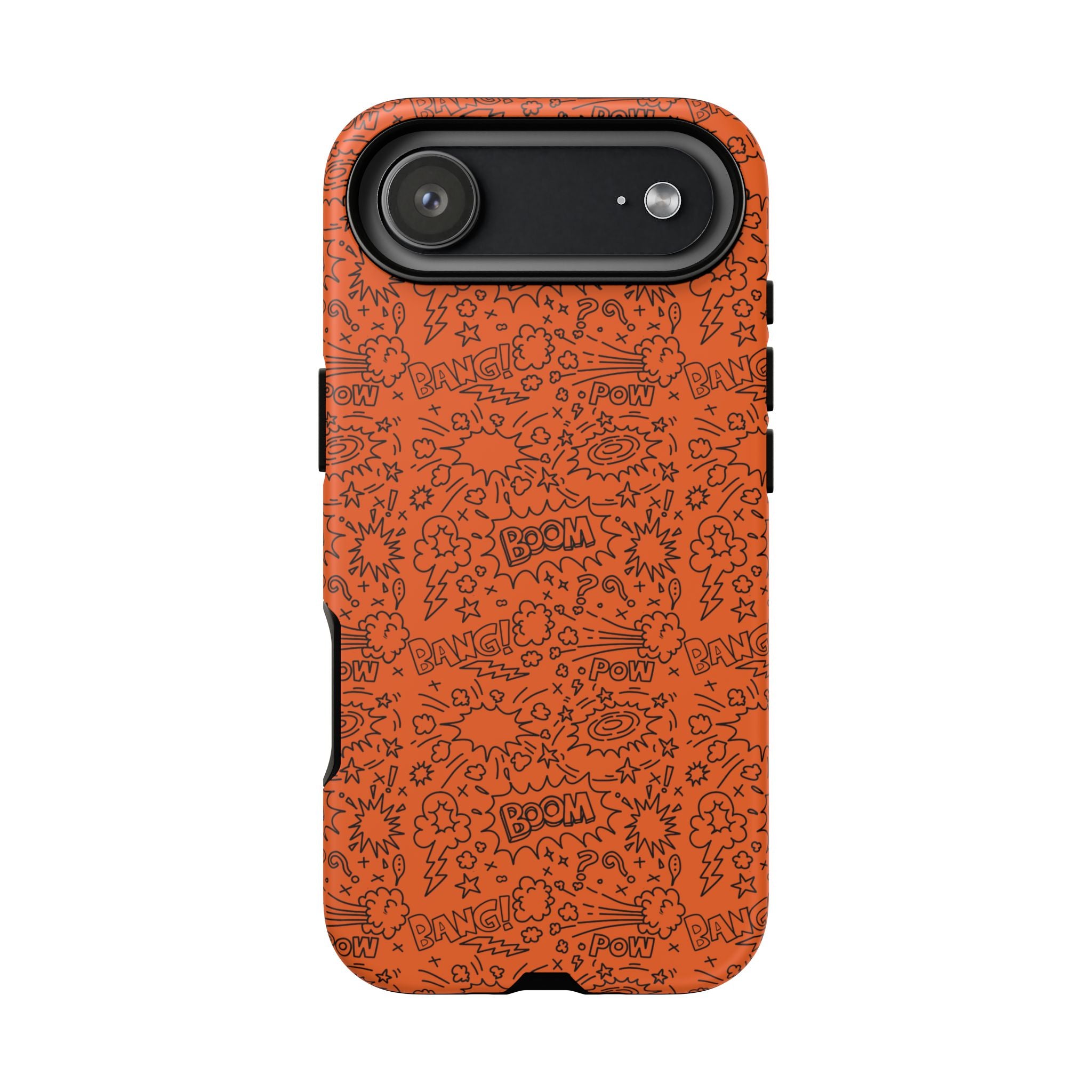 Wow Orange Tough Case for iPhone, Galaxy, or Google Pixel