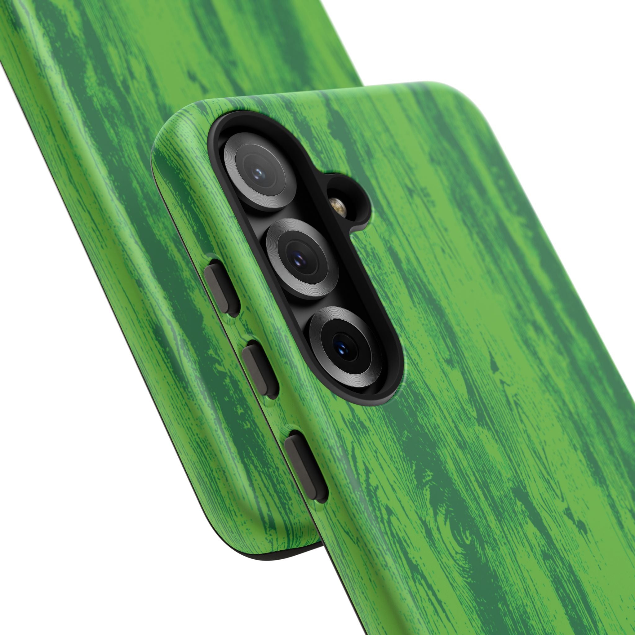 Neon Green Wood Tough Phone Case iPhone, Galaxy, or Google Pixel