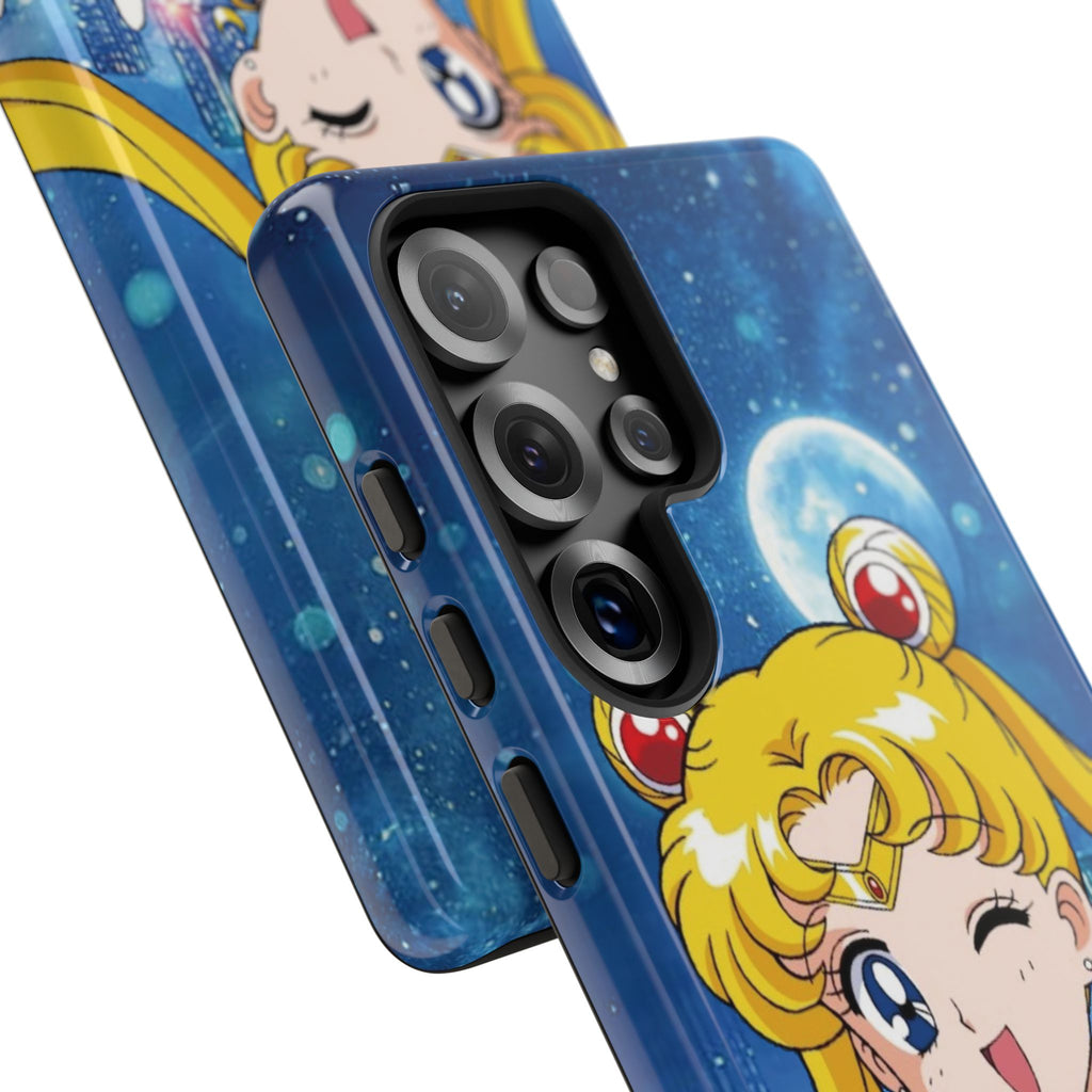 Blue S Moon Tough Case for iPhone, Galaxy, or Google Pixel