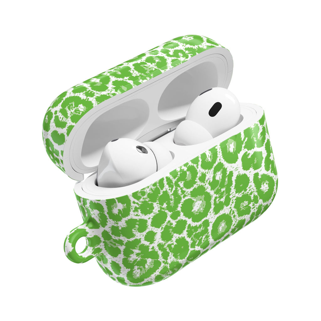 Green Leopard AirPod Cases