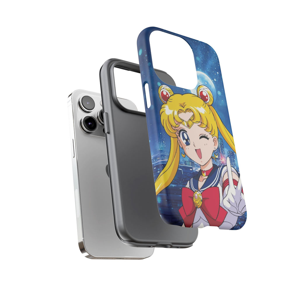 Blue S Moon Tough Case for iPhone, Galaxy, or Google Pixel