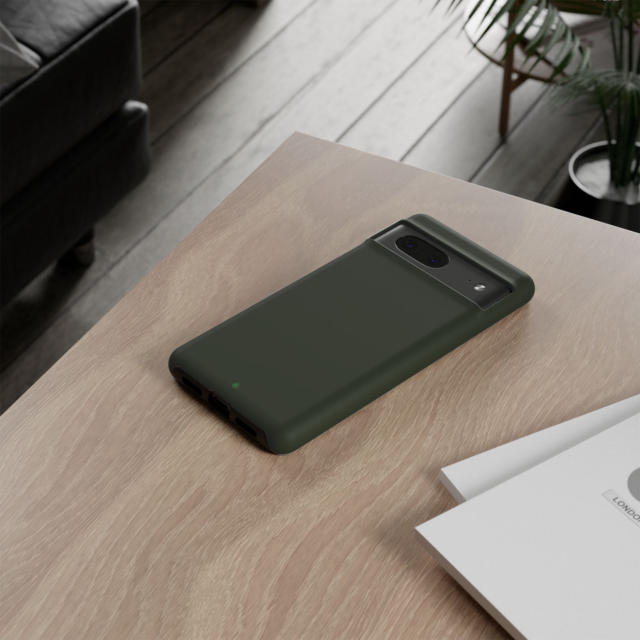 Olive Green Tough Phone Case for iPhone, Galaxy and Google Pixel