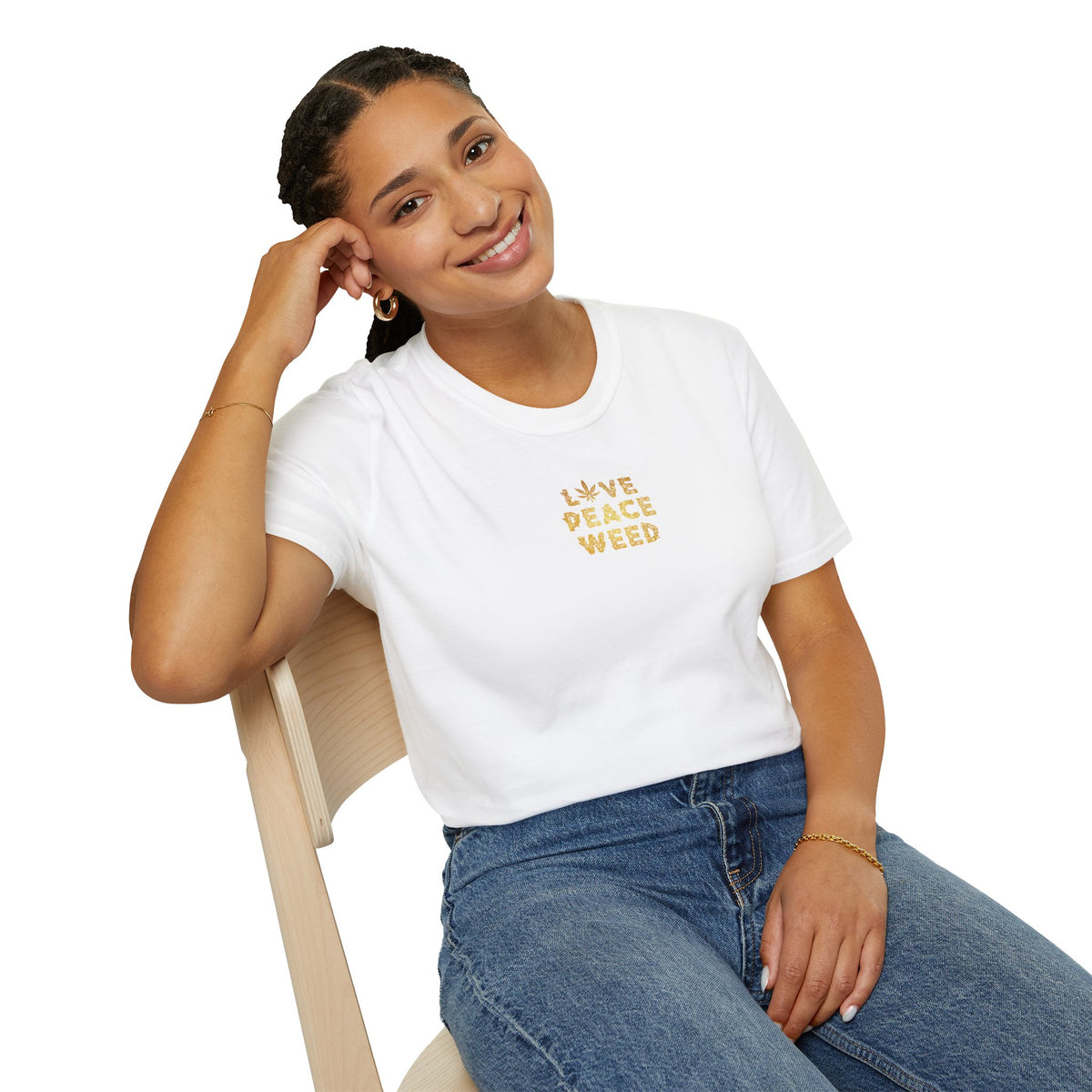 Love Peace W** Unisex Softstyle T-Shirt