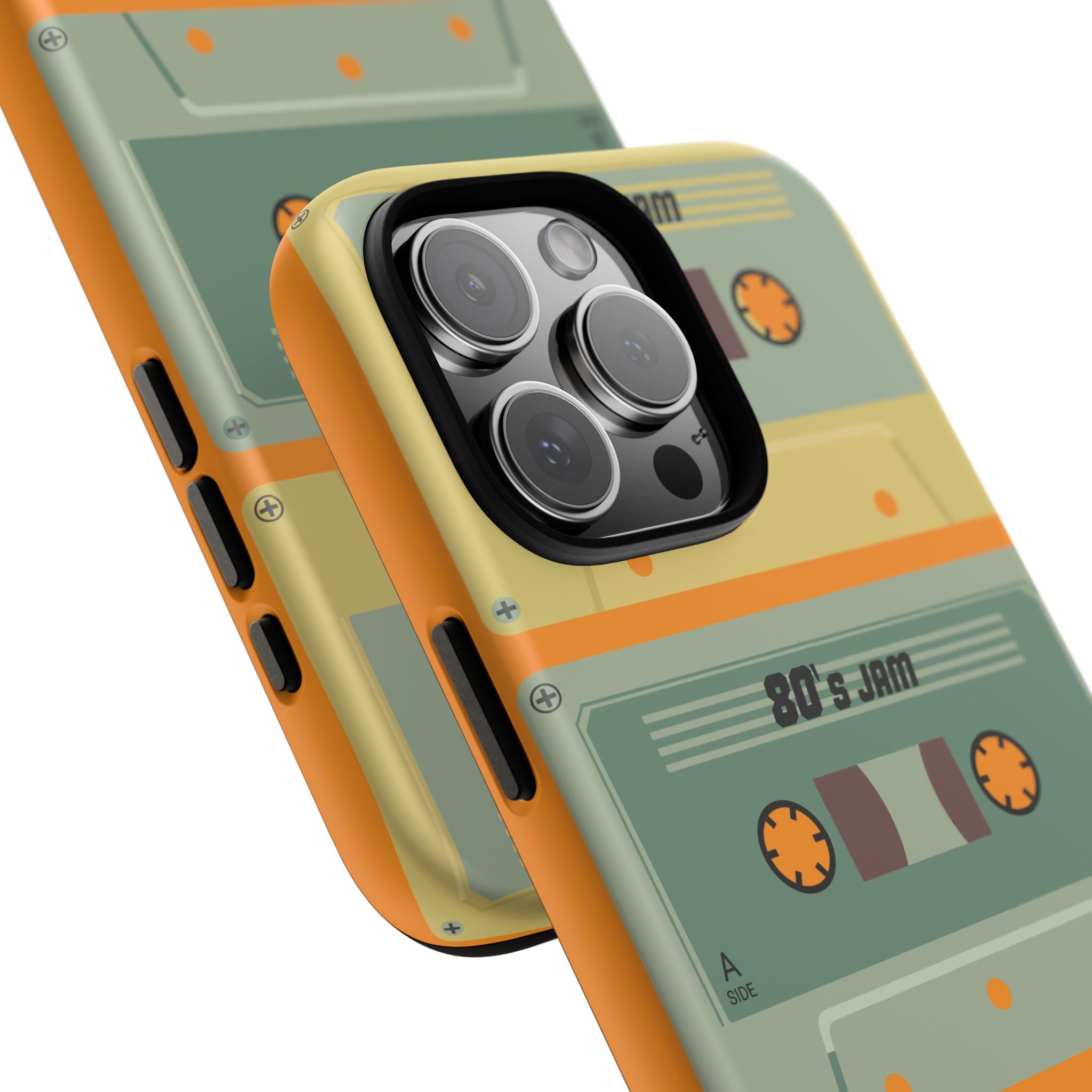 Retro 80's Jam RG Tough Phone Case for iPhone, Galaxy, or Google PIXEL