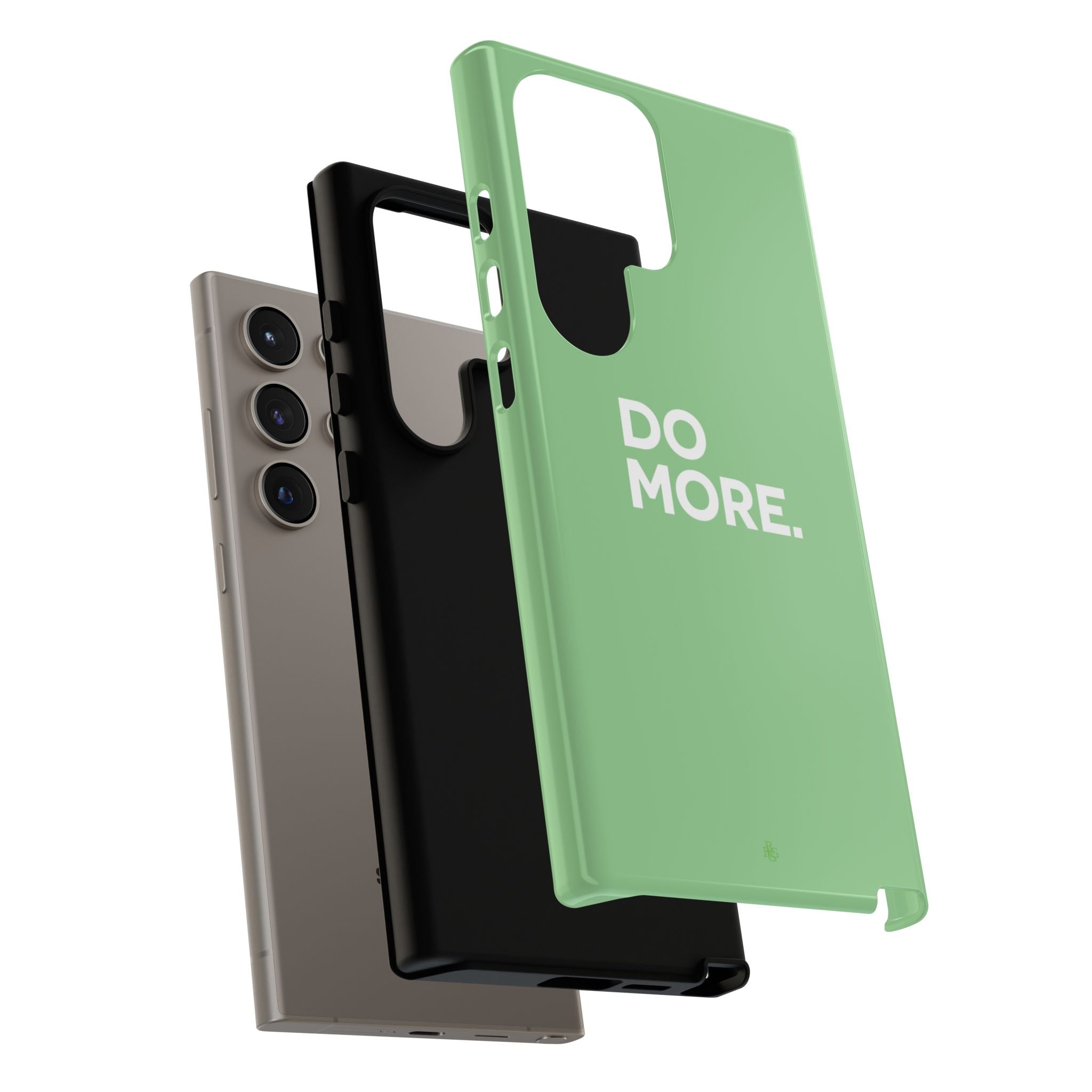 Do More Mint Green Tough Phone Case for iPhone, Galaxy,or Google Pixel