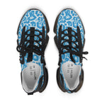 Blue Leopard Women's Mesh Sneakers
