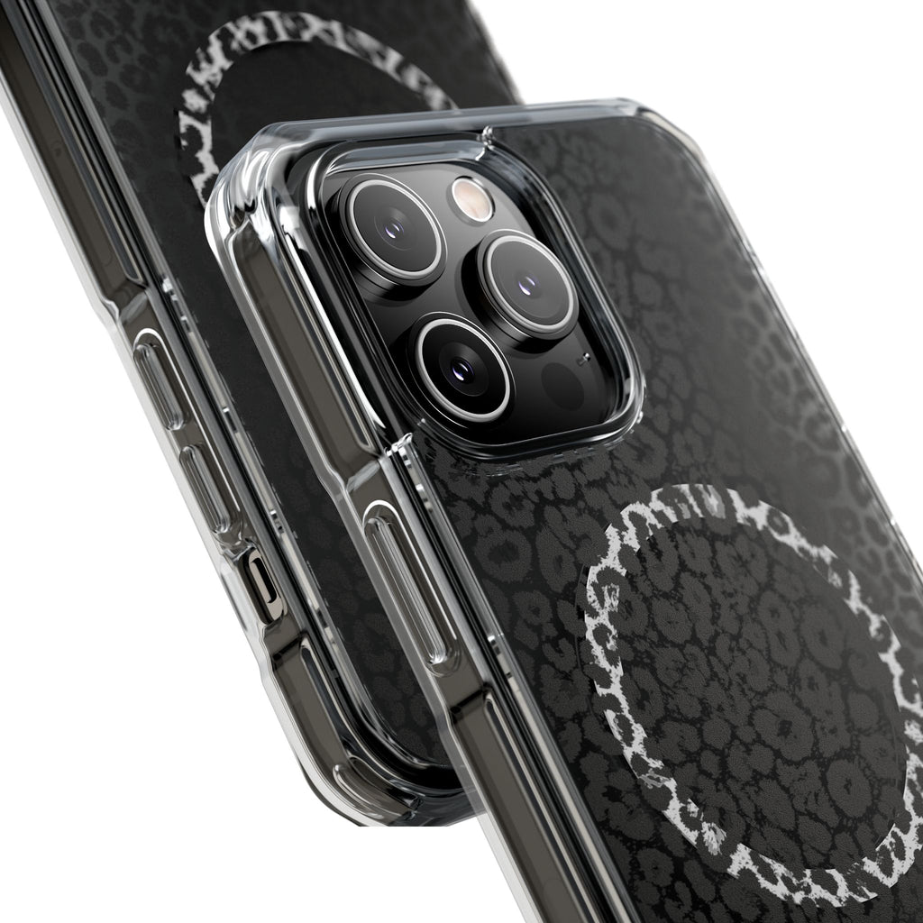 Leopard Magnetic iPhone 14, 15, 16 Series Clear Impact Cases