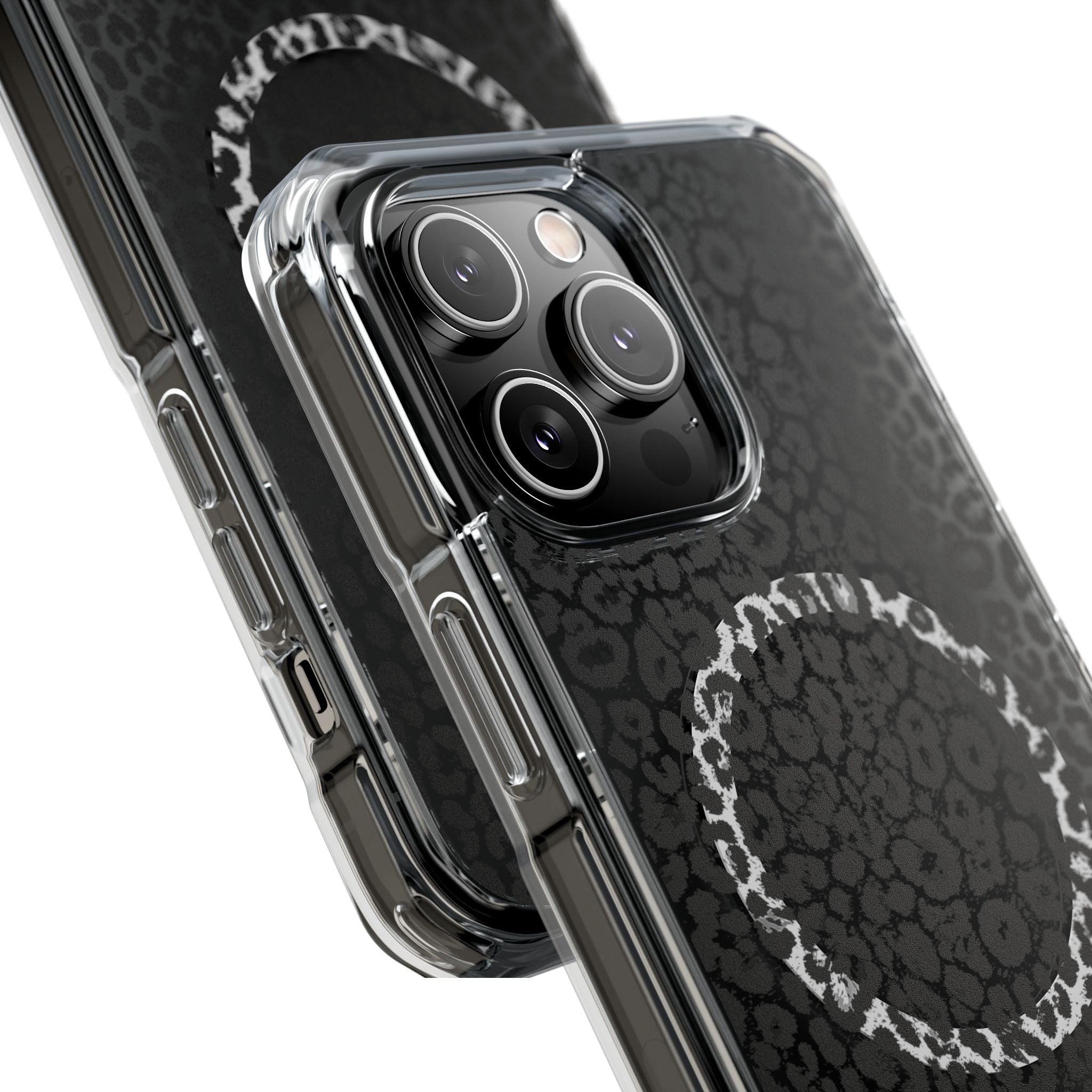 Leopard Magnetic iPhone 14, 15, 16 Series Clear Impact Cases