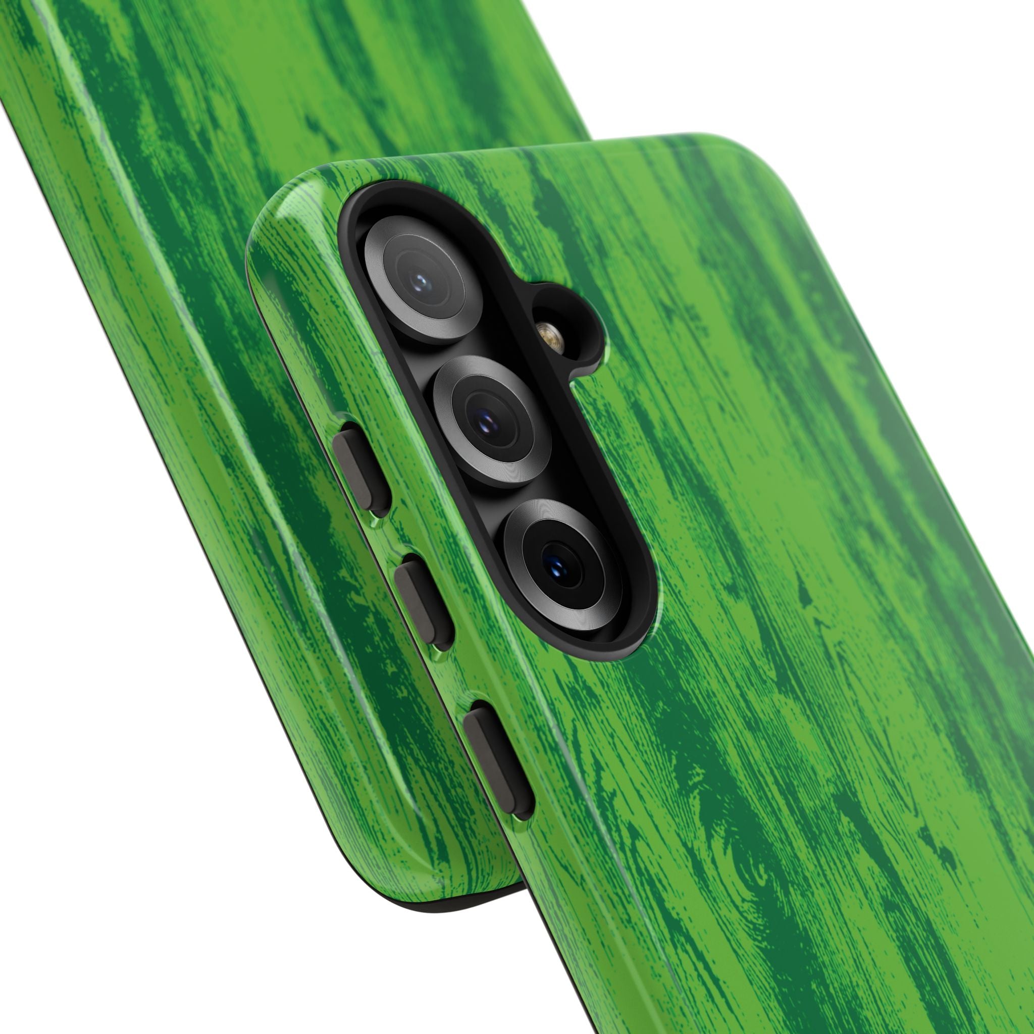 Neon Green Wood Tough Phone Case iPhone, Galaxy, or Google Pixel
