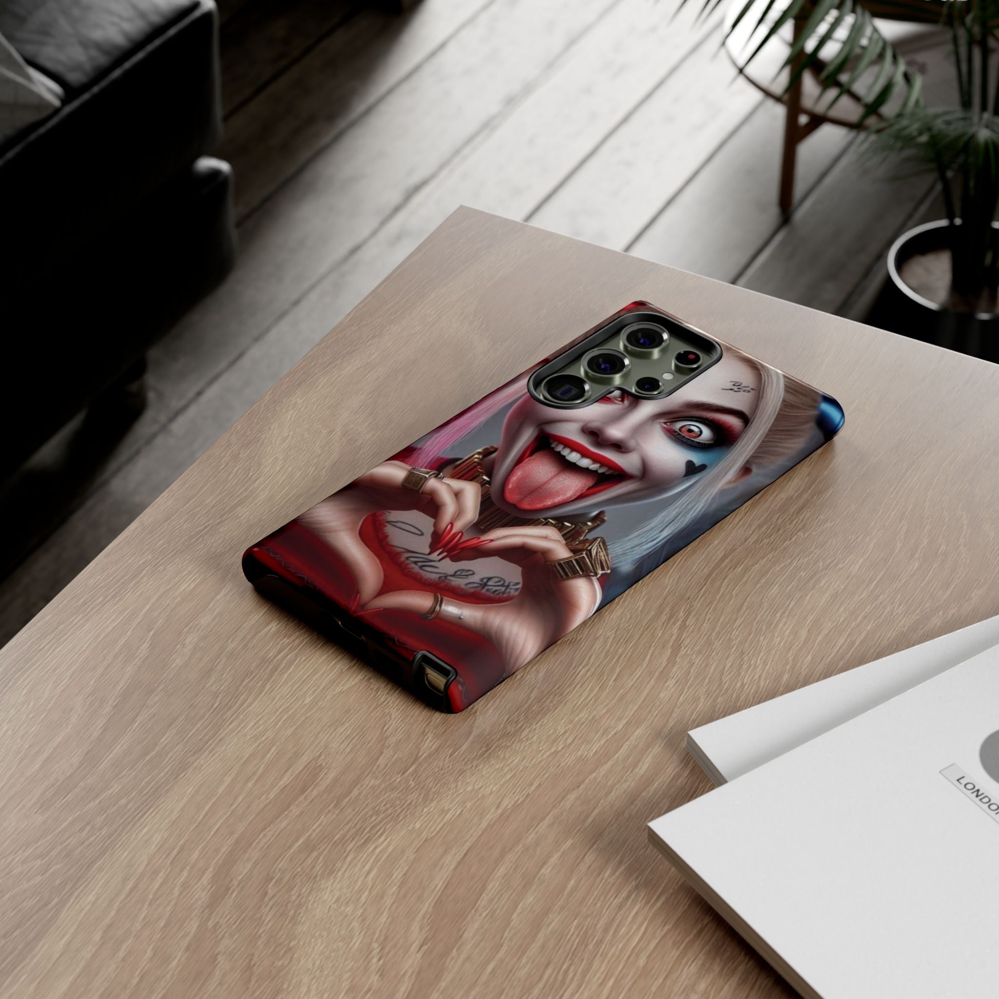 Harley Quinn Tough Phone Case for iPhone, Galaxy, or Google Pixel