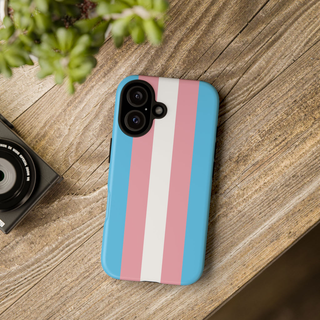 Trans Colors Tough Phone Case for iPhone, Galaxy, or Google Pixel
