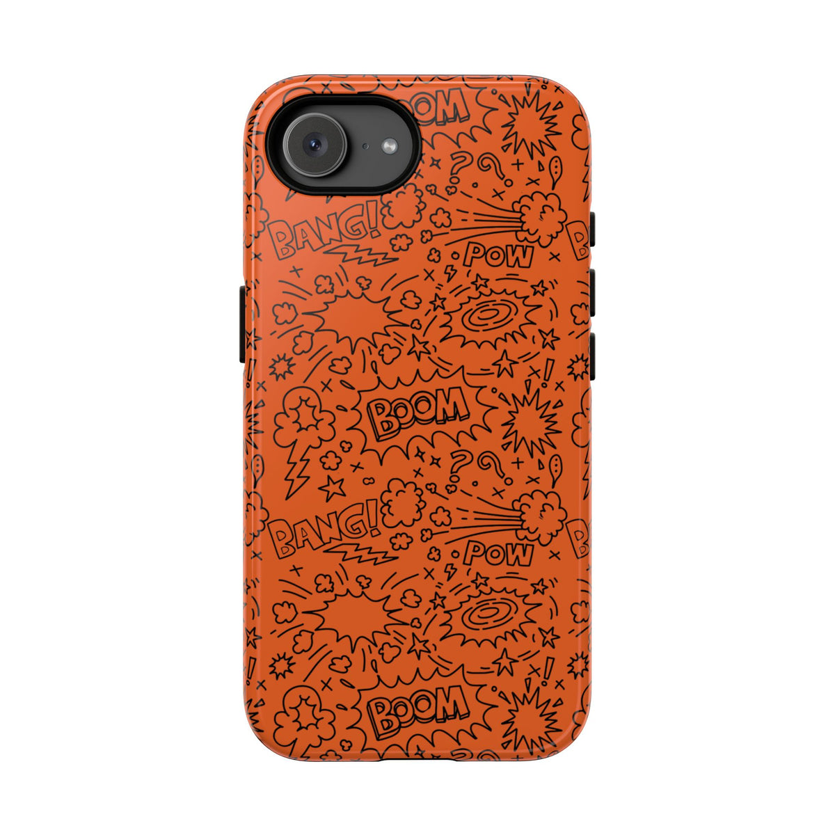 Wow Orange Tough Case for iPhone, Galaxy, or Google Pixel