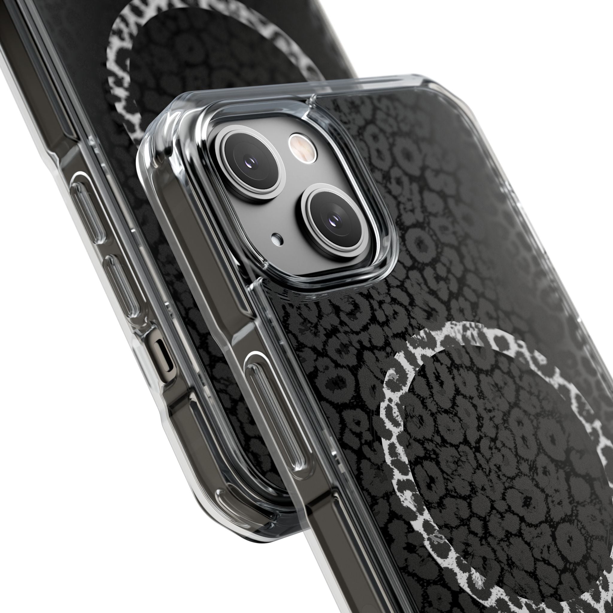 Leopard Magnetic iPhone 14, 15, 16 Series Clear Impact Cases
