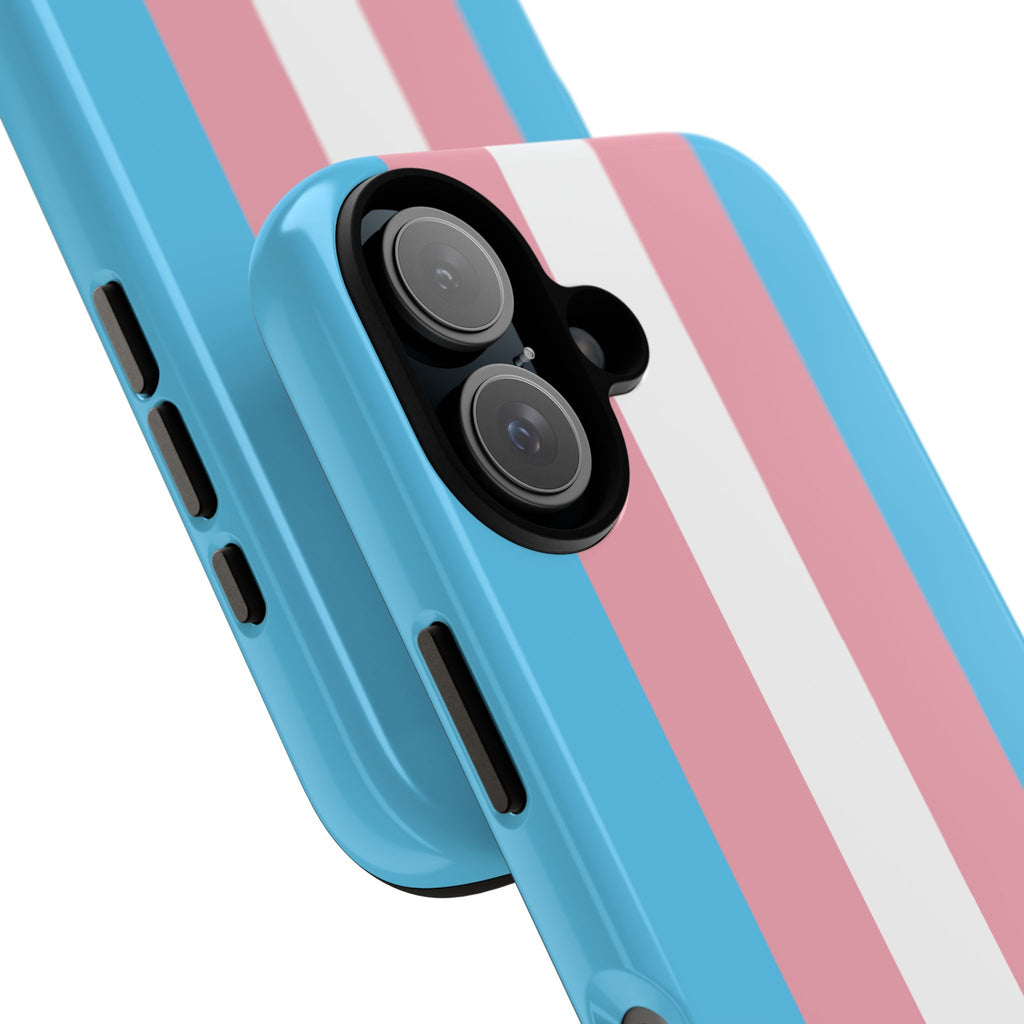 Trans Colors Tough Phone Case for iPhone, Galaxy, or Google Pixel
