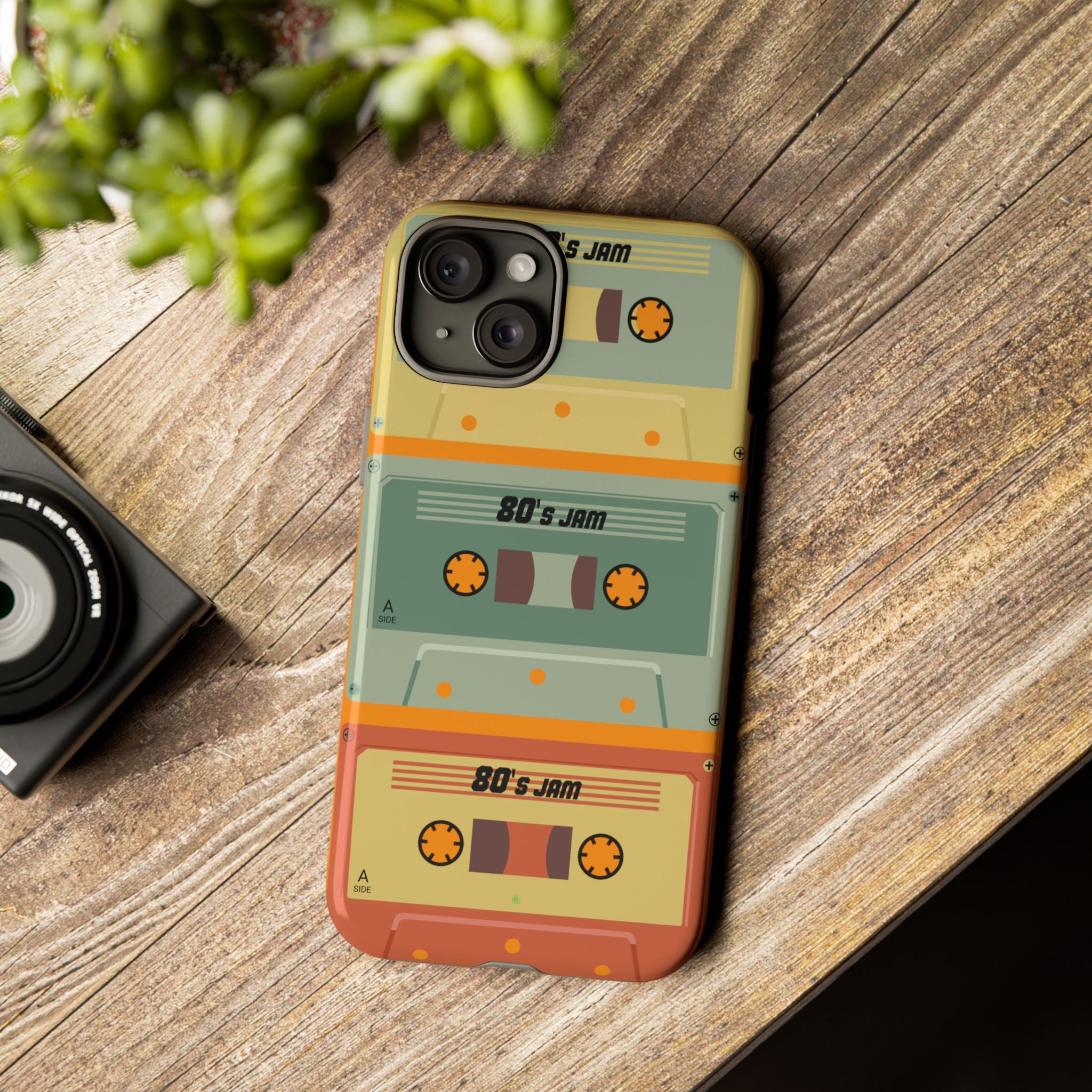 Retro 80's Jam RG Tough Phone Case for iPhone, Galaxy, or Google PIXEL