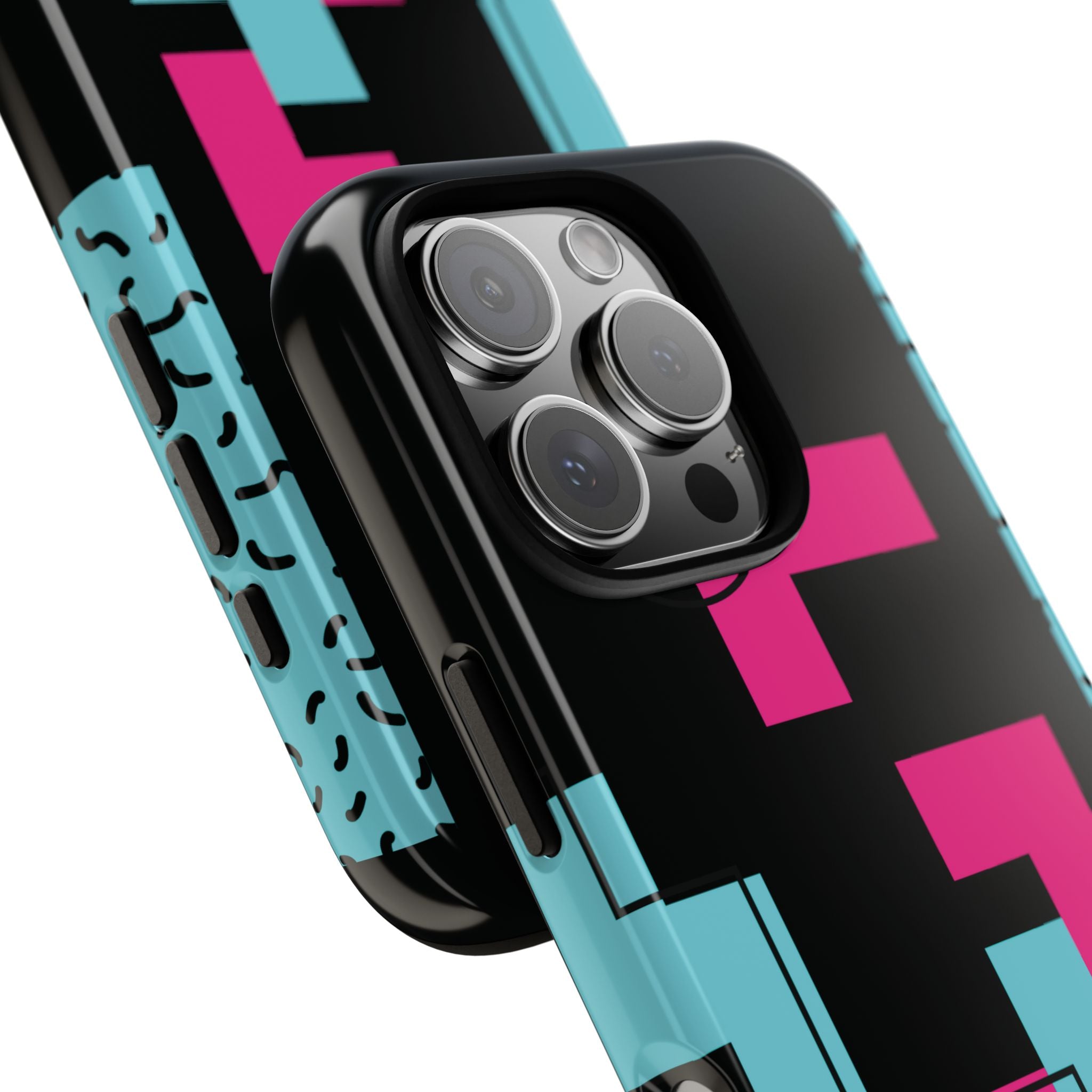 Retro Blocks LOVE Tough Case for iPhone, Galaxy or Google Pixel
