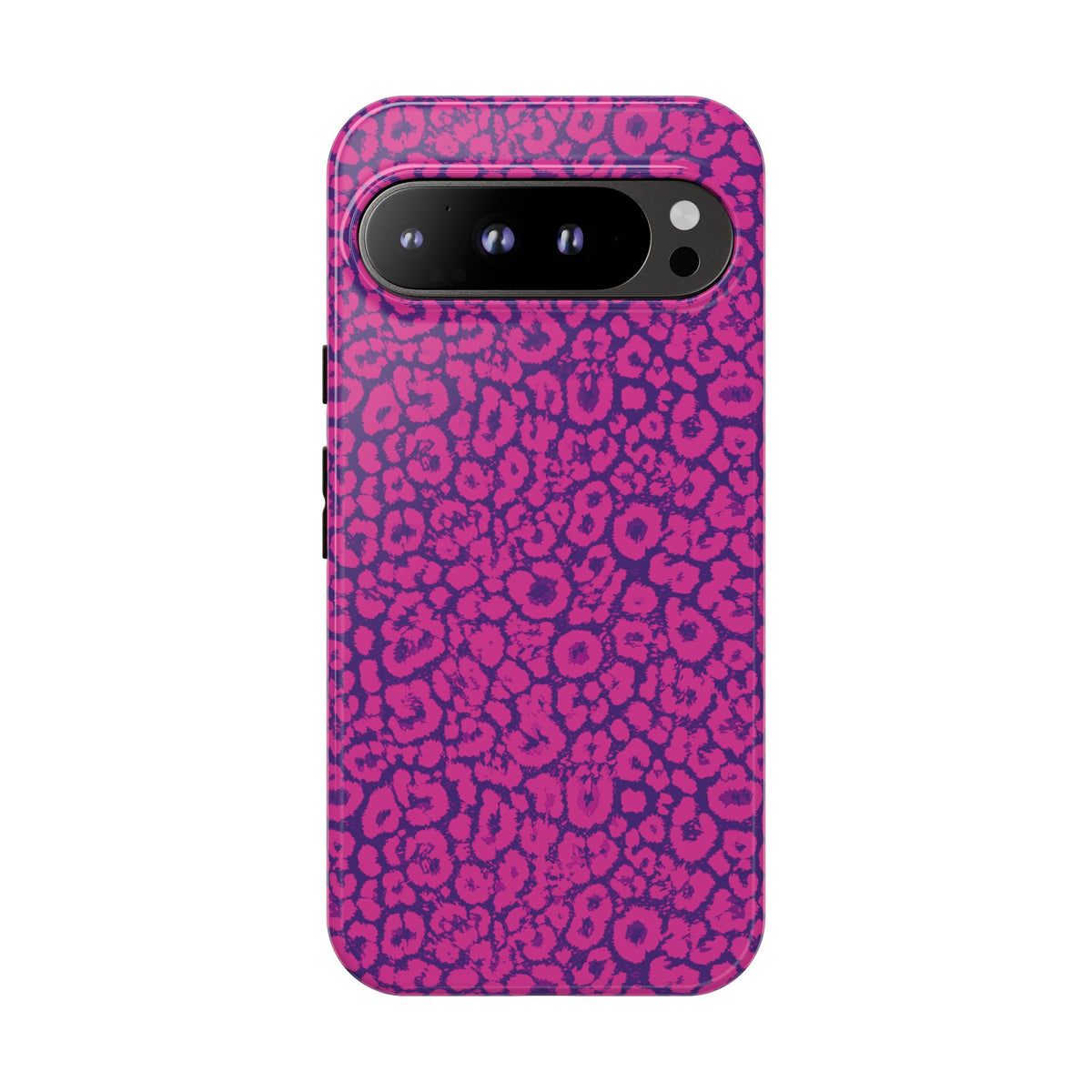 Pink Purple Leopard Tough Phone Case iPhone, Galaxy and Google Pixel