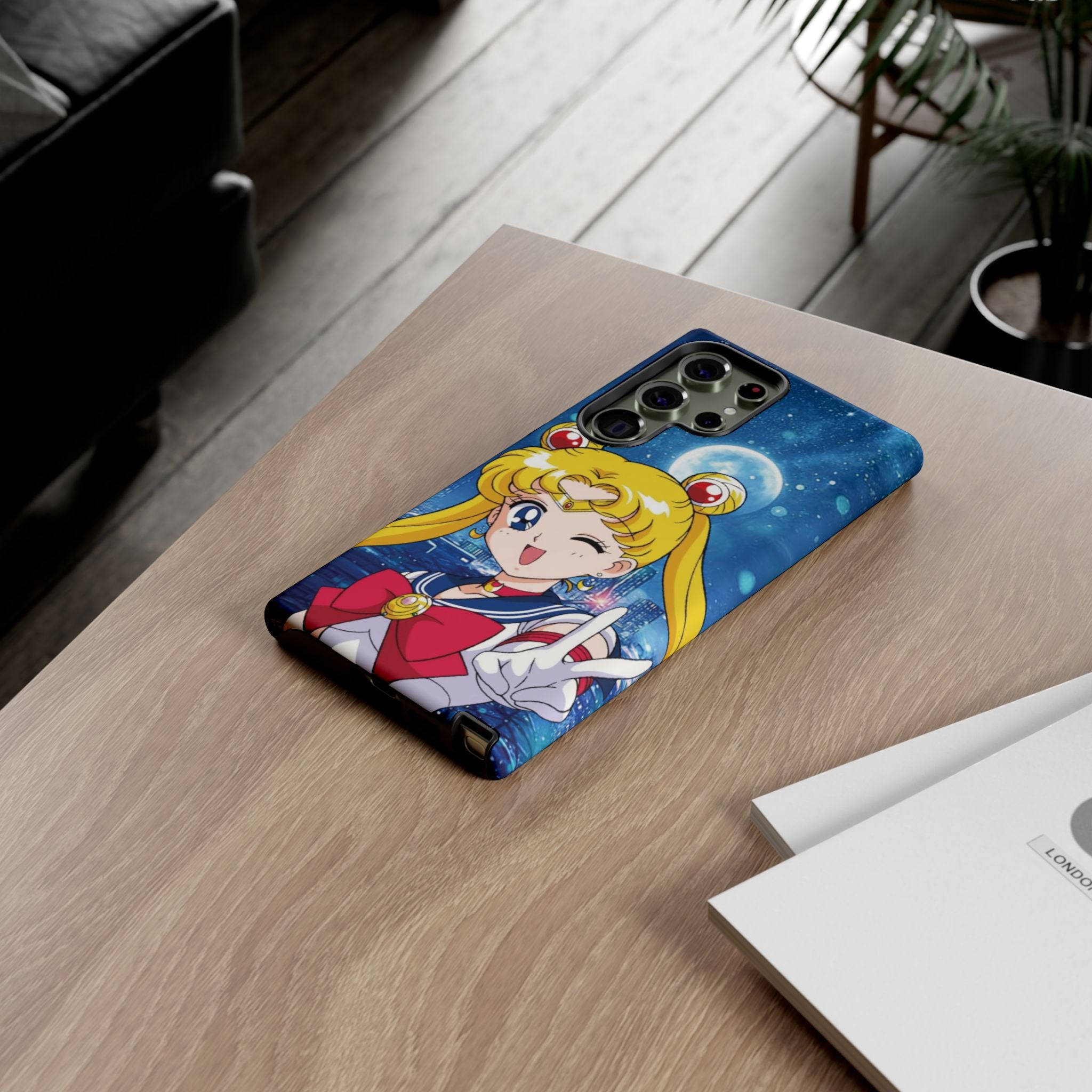 Blue S Moon Tough Case for iPhone, Galaxy, or Google Pixel