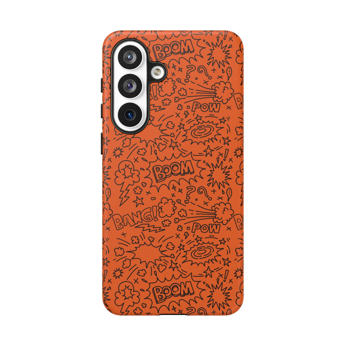 Wow Orange Tough Case for iPhone, Galaxy, or Google Pixel