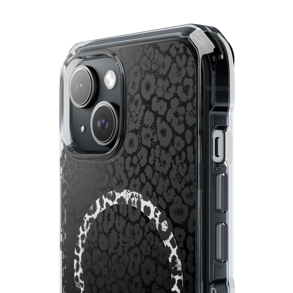 Leopard Magnetic iPhone 14, 15, 16 Series Clear Impact Cases