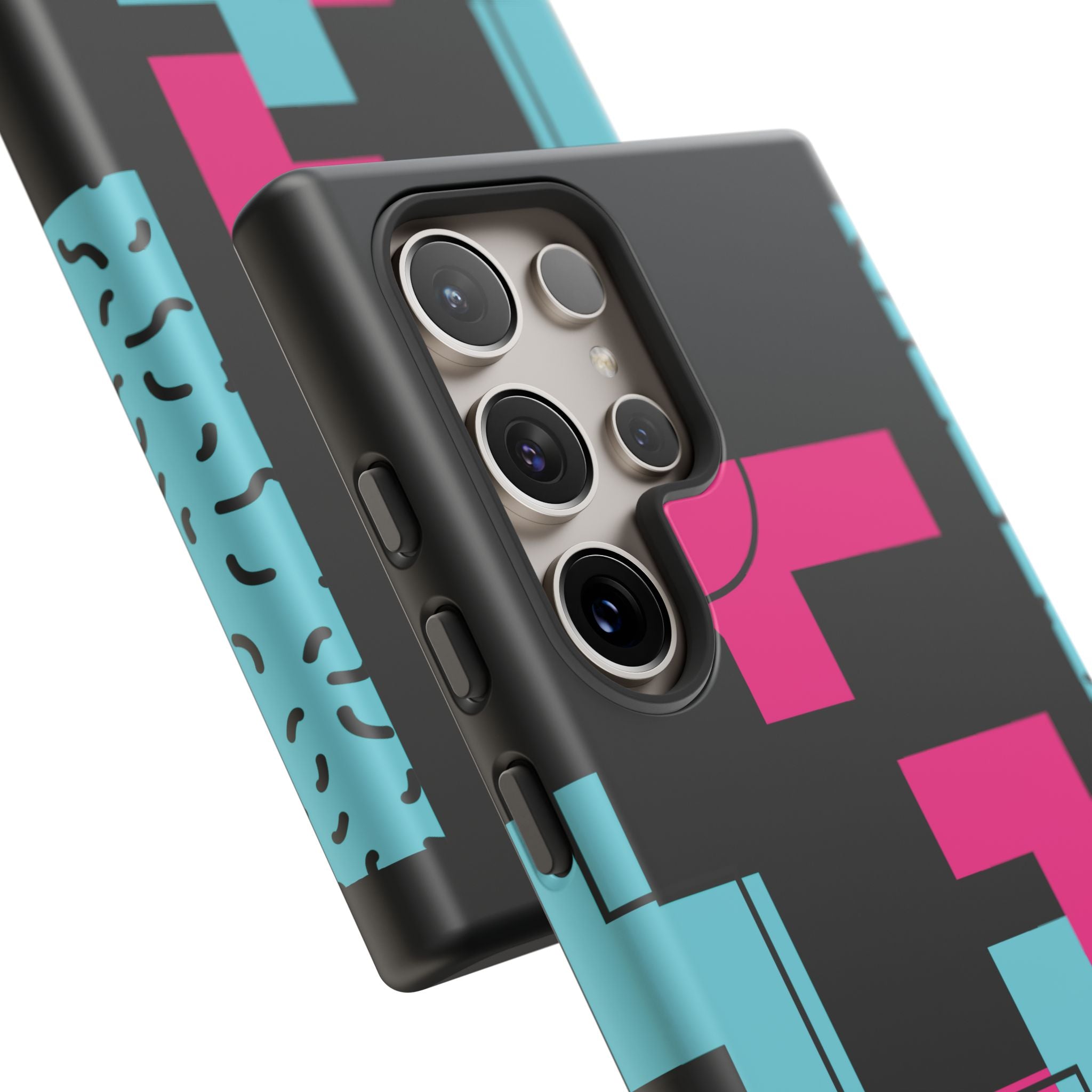Retro Blocks LOVE Tough Case for iPhone, Galaxy or Google Pixel