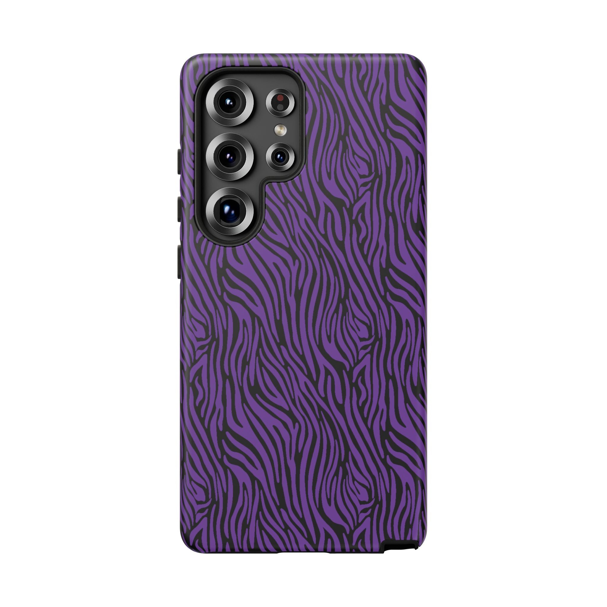 Purple Zebra Tough Phone Case for iPhone, Galaxy, or Google Pixel
