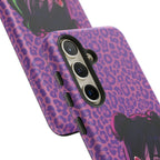 Purple Pink Leopard Kz iPhone, Galaxy and Google Tough Cases