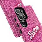 Hot Neon Pink Leopard Barb Tough Phone Case iPhone, Galaxy, or Google Pixel