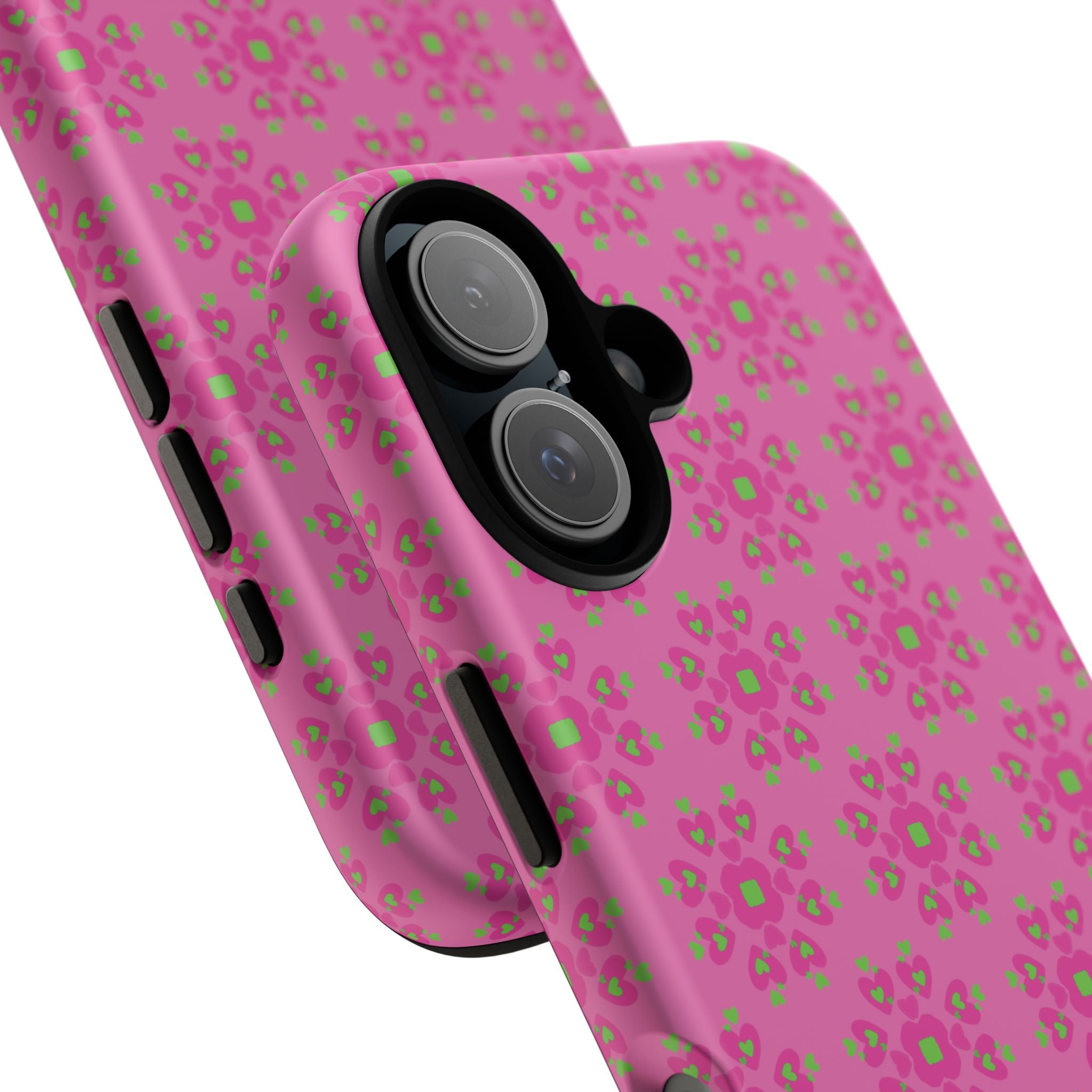 Floresta Heart Pink Tough Phone Case iPhone, Galaxy, or Google Pixel