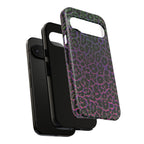 Colorful Leopard Tough Phone Case for iPhone, Galaxy, or Google Pixel