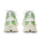 Neon Green Zebra Men's Mesh Sneakers