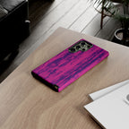 Pink Purple Wood Print Tough Phone Case iPhone, Galaxy, or Google Pixel