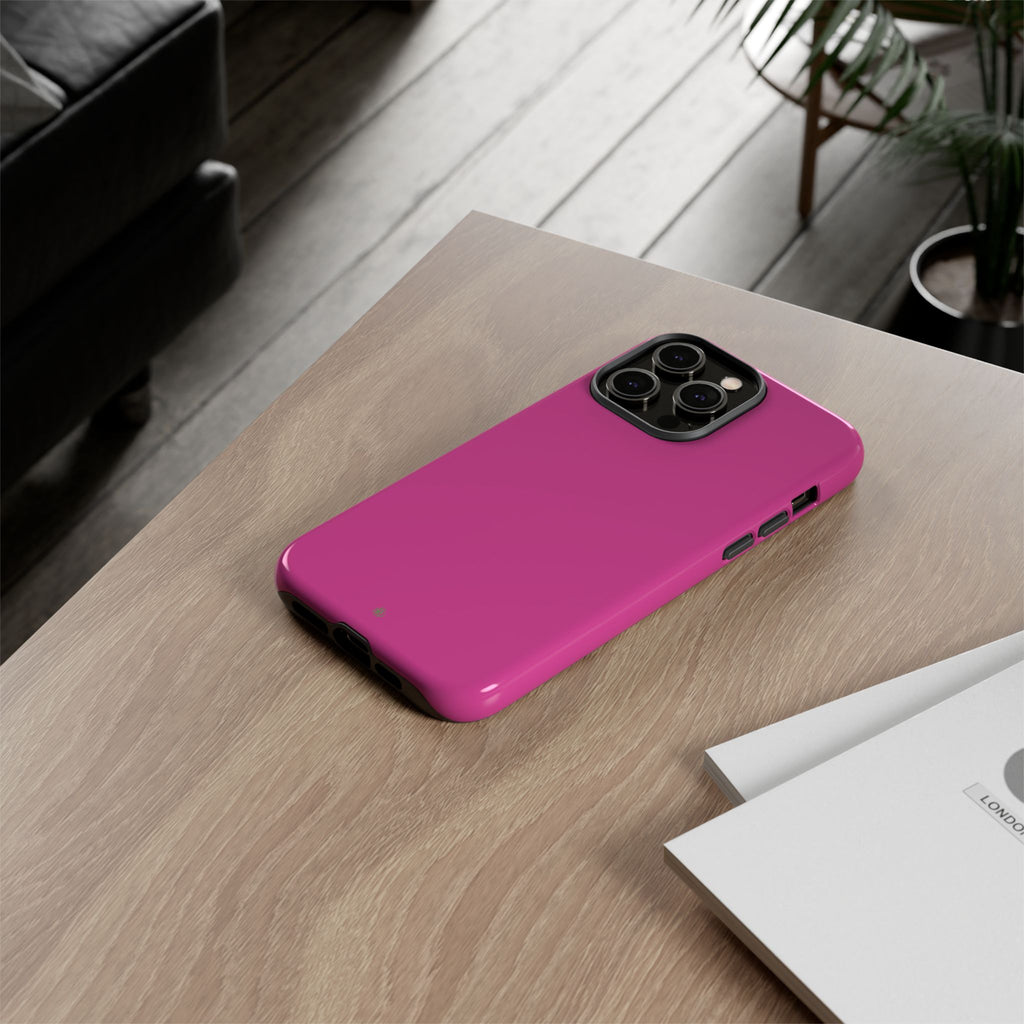 Neon Pink RG Tough Phone Case for iPhone, Galaxy, or Google Pixel
