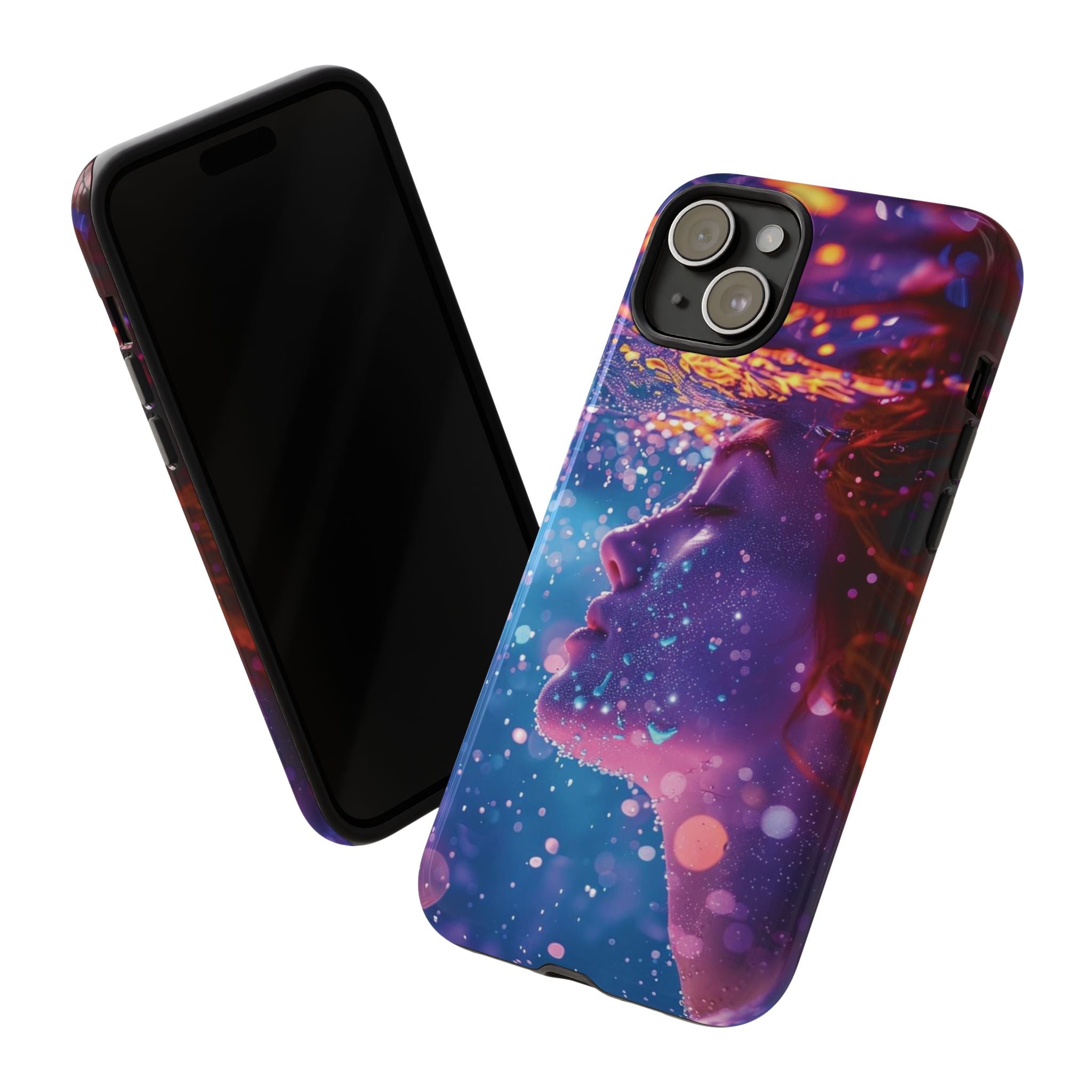 Meditating Underwater Tough Phone Case for iPhone, Galaxy, or Google Pixel
