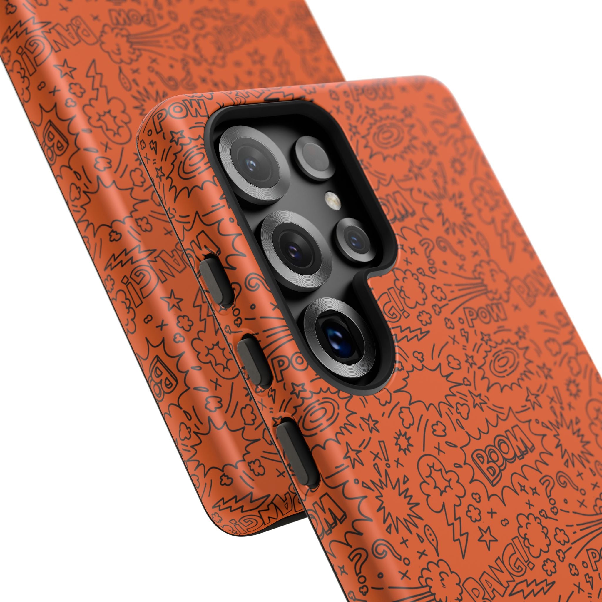 Wow Orange Tough Case for iPhone, Galaxy, or Google Pixel