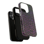 Colorful Leopard Tough Phone Case for iPhone, Galaxy, or Google Pixel