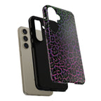 Colorful Leopard Tough Phone Case for iPhone, Galaxy, or Google Pixel