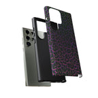 Colorful Leopard Tough Phone Case for iPhone, Galaxy, or Google Pixel