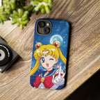 Blue S Moon Tough Case for iPhone, Galaxy, or Google Pixel