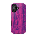 Pink Purple Wood Tough Phone Case iPhone, Galaxy, or Google Pixel